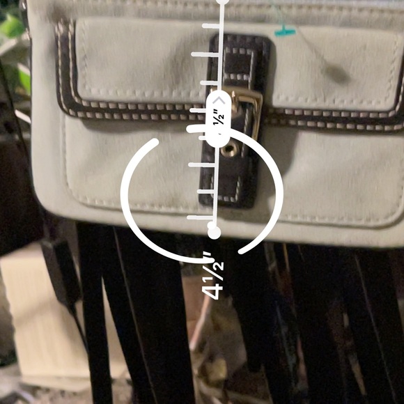 Coach Blue Suede Wrist - Picture 4 of 9